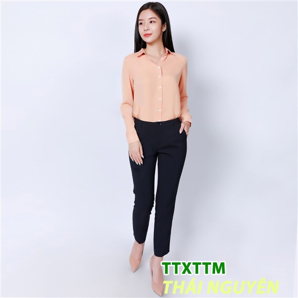 SM CHIFFON VÀNG CAM S571
