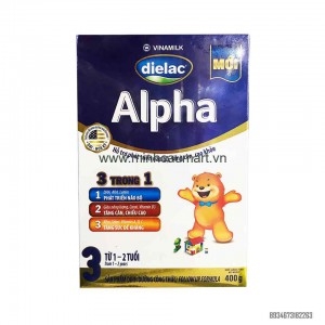 Sữa Bột Dielac Alpha Step 3 HG 400G Cho Trẻ 1-2tuổi