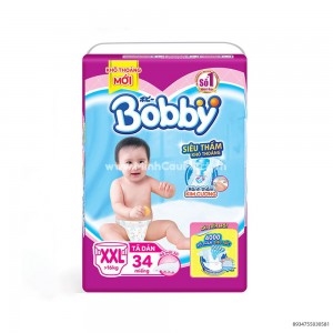 Bỉm Dán Boddy XXL 34 Miếng Dưới 16kg
