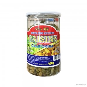 Nho Xanh Khô Mỹ Raisin 400g