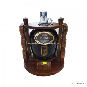 Rượu Lemuguet Kệ Gỗ Chai 3L