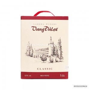 Rượu vang Đà Lạt RED WINE 3 Lit - 12%
