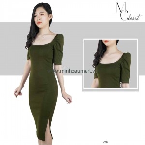 Body Tay Bồng Xanh Rêu