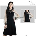 Váy Đen Tay Ren Cao Cấp