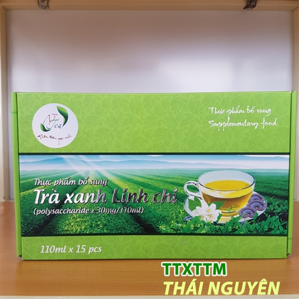 Trà xanh linh chi hộp 15 gói