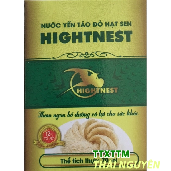 Nước yến táo đỏ hạt sen lọ