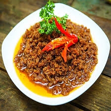 Mắm tép chưng thịt TH