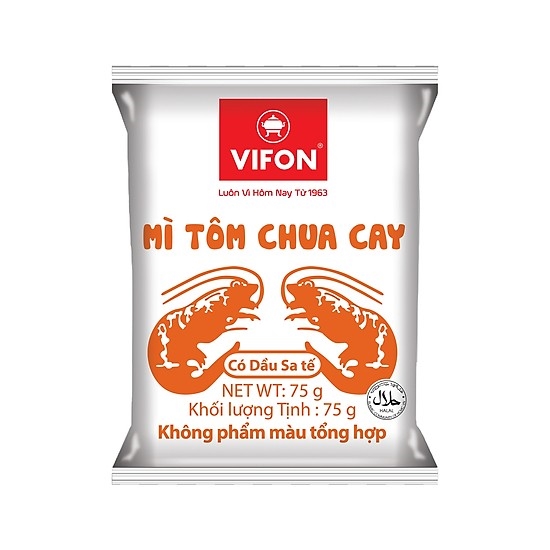 Mỳ tôm Vifon Chua cay 75g