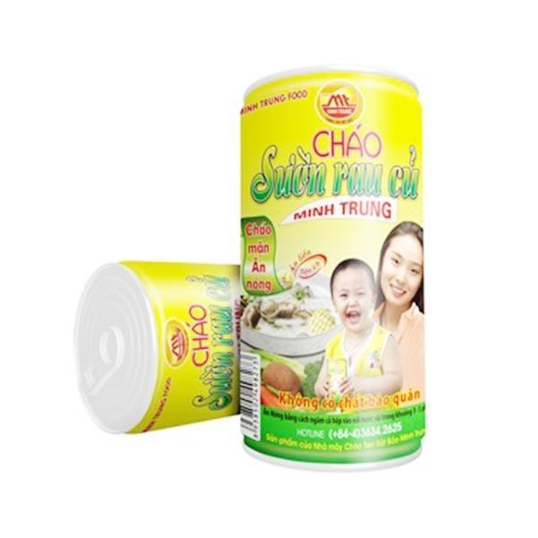 Cháo sườn rau củ Minh Trung