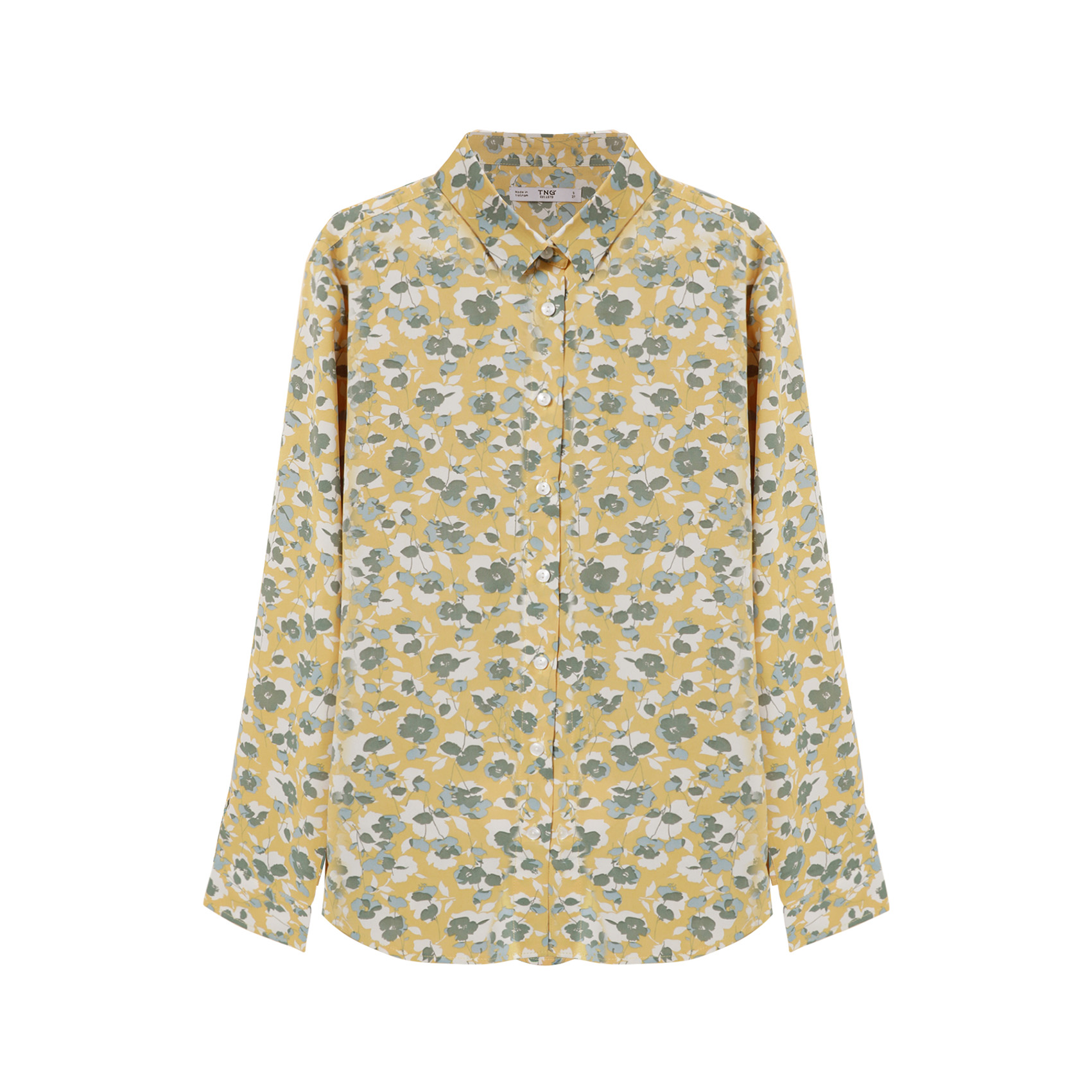 SM chiffon vàng HT S582