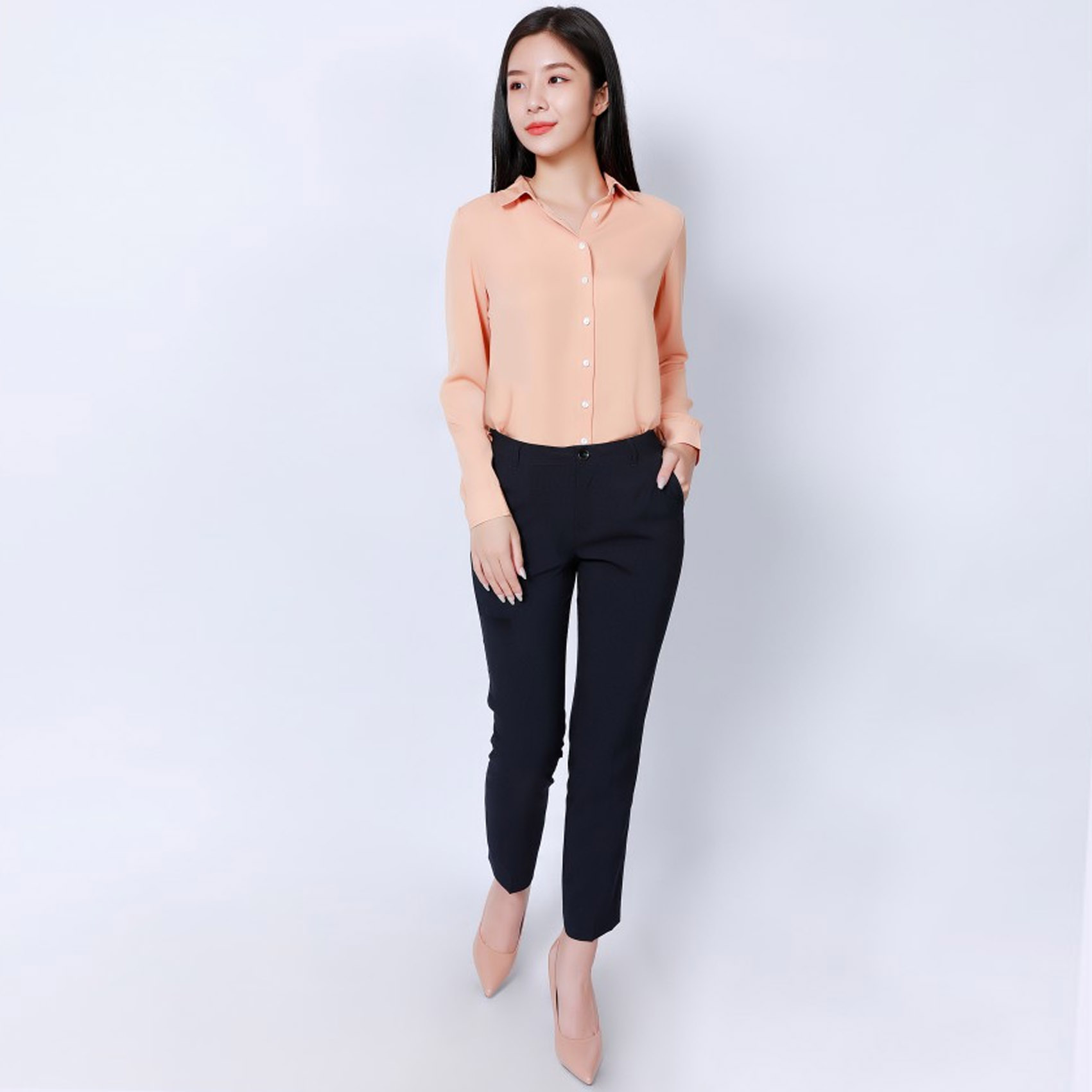 SM CHIFFON VÀNG CAM S571