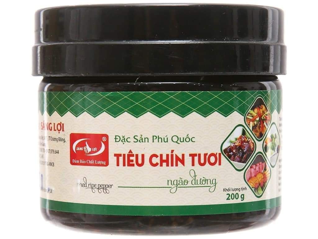 Tiêu chín ngào đường Phú Quốc