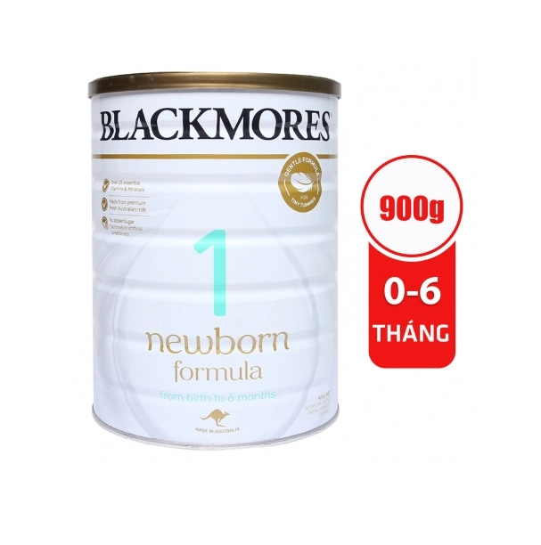 Sữa Blackmores Newborn số 1 900g (0 - 6 tháng)