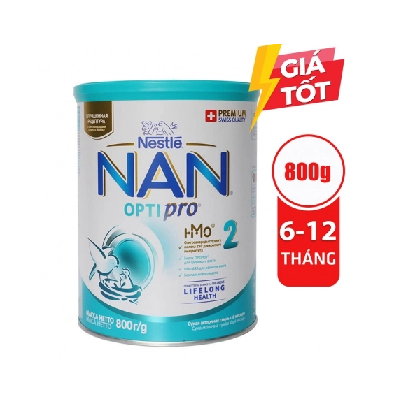 Sữa Nan Nga số 2 800g (6 - 12 tháng)