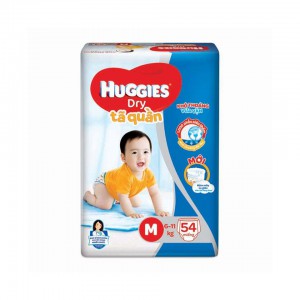 Bỉm - Tã Quần Huggies Size M 54 Miếng cho bé 6 - 11kg