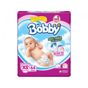 Bỉm Bobby SM XS64 miếng