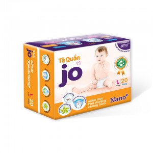 Bỉm Tã Quần JO Size L 20 Miếng 9-13Kg