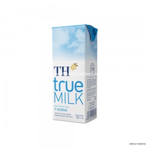 Sữa Tươi Tiệt Trùng Ít Đường TH - True Milk 180Ml