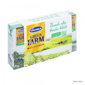 Sữa Tươi Tiệt Trùng Vinamilk Green Farm Có Đường 180ml