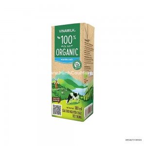 Sữa Tươi Tiệt Trùng Vinamilk Organic Nguyên Chất 180ml