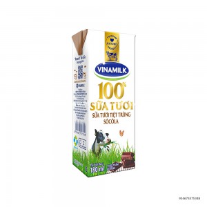 Sữa Tươi Tiệt Trùng Vinamilk Vị Socola 180ML