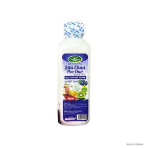 Sữa Chua Uống Hoa quả Con Bò Vàng Vị Việt Quất 350ml