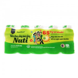 Sữa Chua Uống Men Sống Nutifood 65ml 5 Chai - vỉ