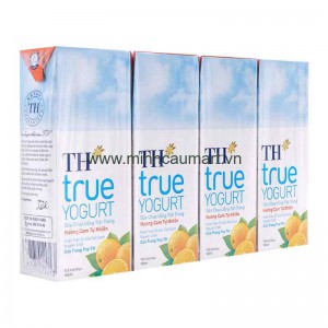 Sữa Chua Uống Tiệt Trùng Cam Dâu 180ml