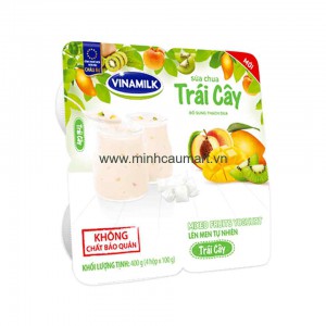 Sữa chua trái cây lợi khuẩn Vinamilk 100g