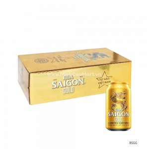 Bia Sài Gòn Gold thùng 18 lon