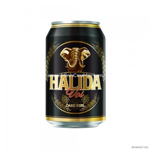 Bia Đen Halida Lon 330ml