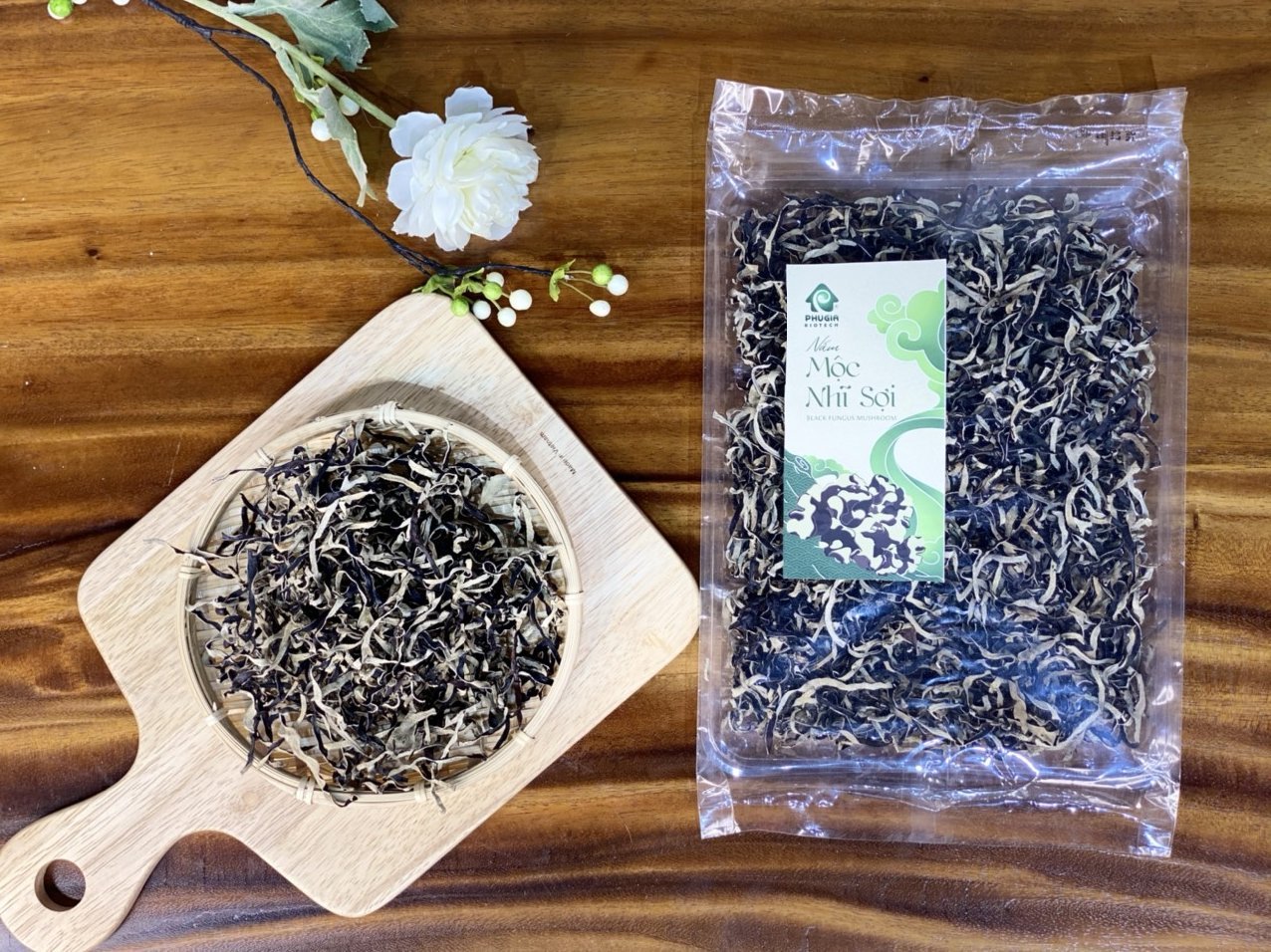 Mộc nhĩ khô gói 500g