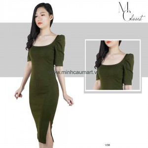 Body Tay Bồng Xanh Rêu