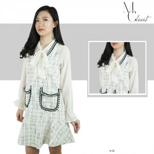 Set Váy Dạ Áo Voan