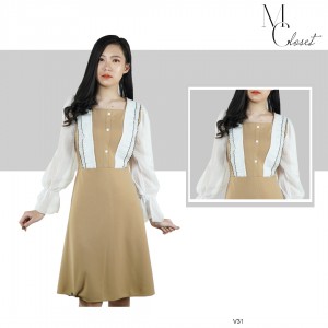 Váy Nâu Bèo Ngực