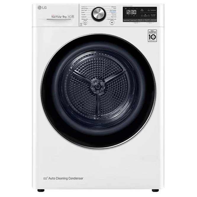 Máy sấy LG Heat Pump™ 9kg DVHP09W
