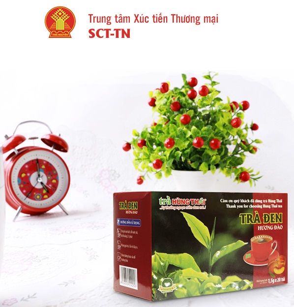HungThai -Trà đen Hương đào