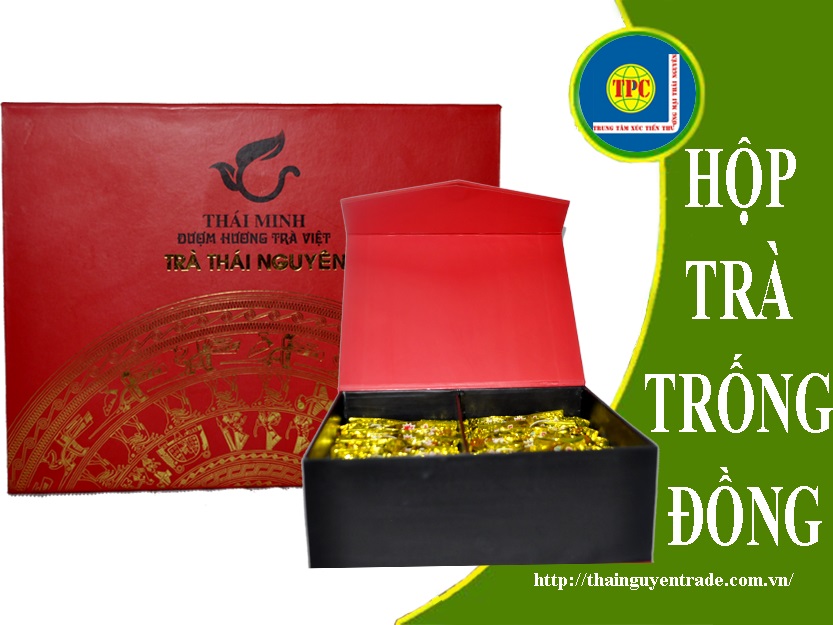 Trà Thái Minh- Hộp trà trống đồng 100g