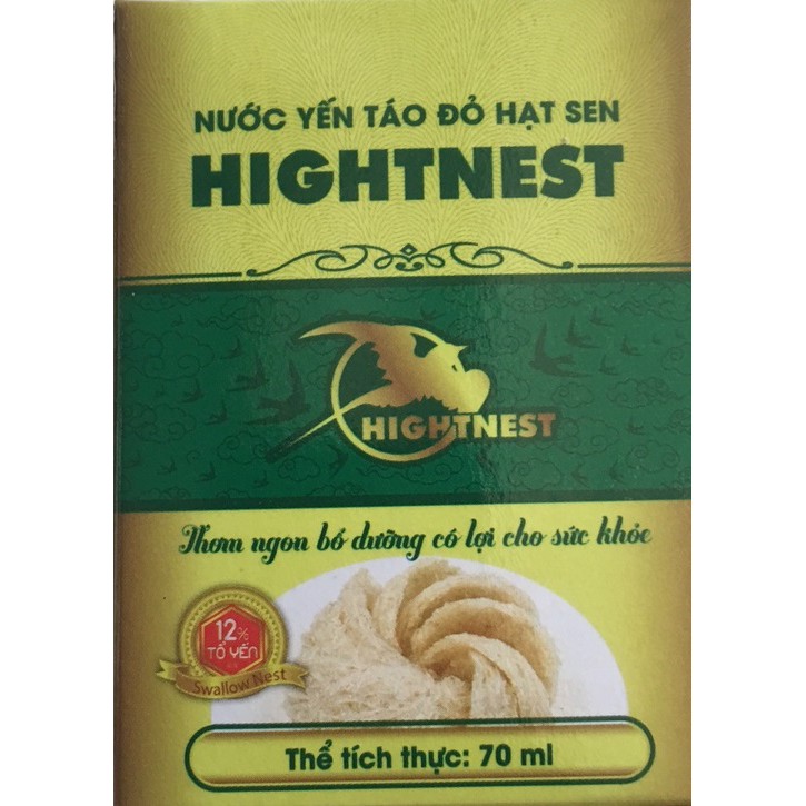 Nước yến táo đỏ hạt sen hộp