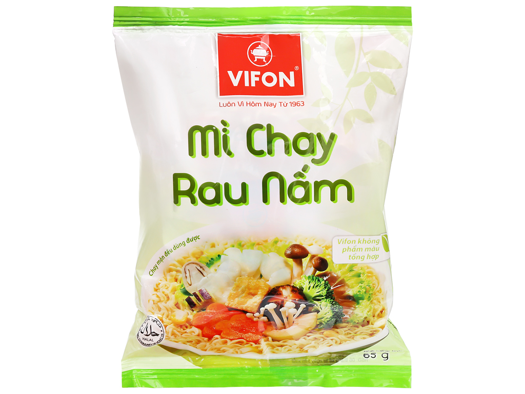Mỳ chay rau nấm